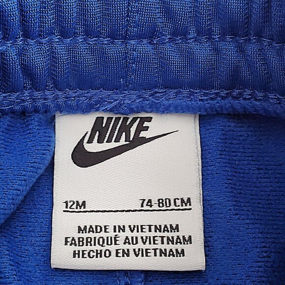 Nike Blue Unisex Taping Tricot Full Zipped Jacket & Matching Pants 2 pc SZ 12M - Picture 8 of 13